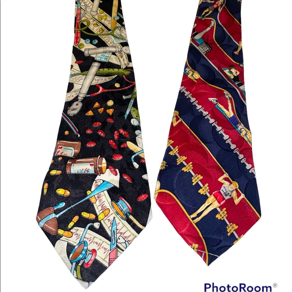 Nicole Miller set of two ties